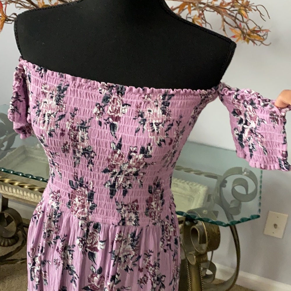 Purple floral Dress - Picture 4 of 12